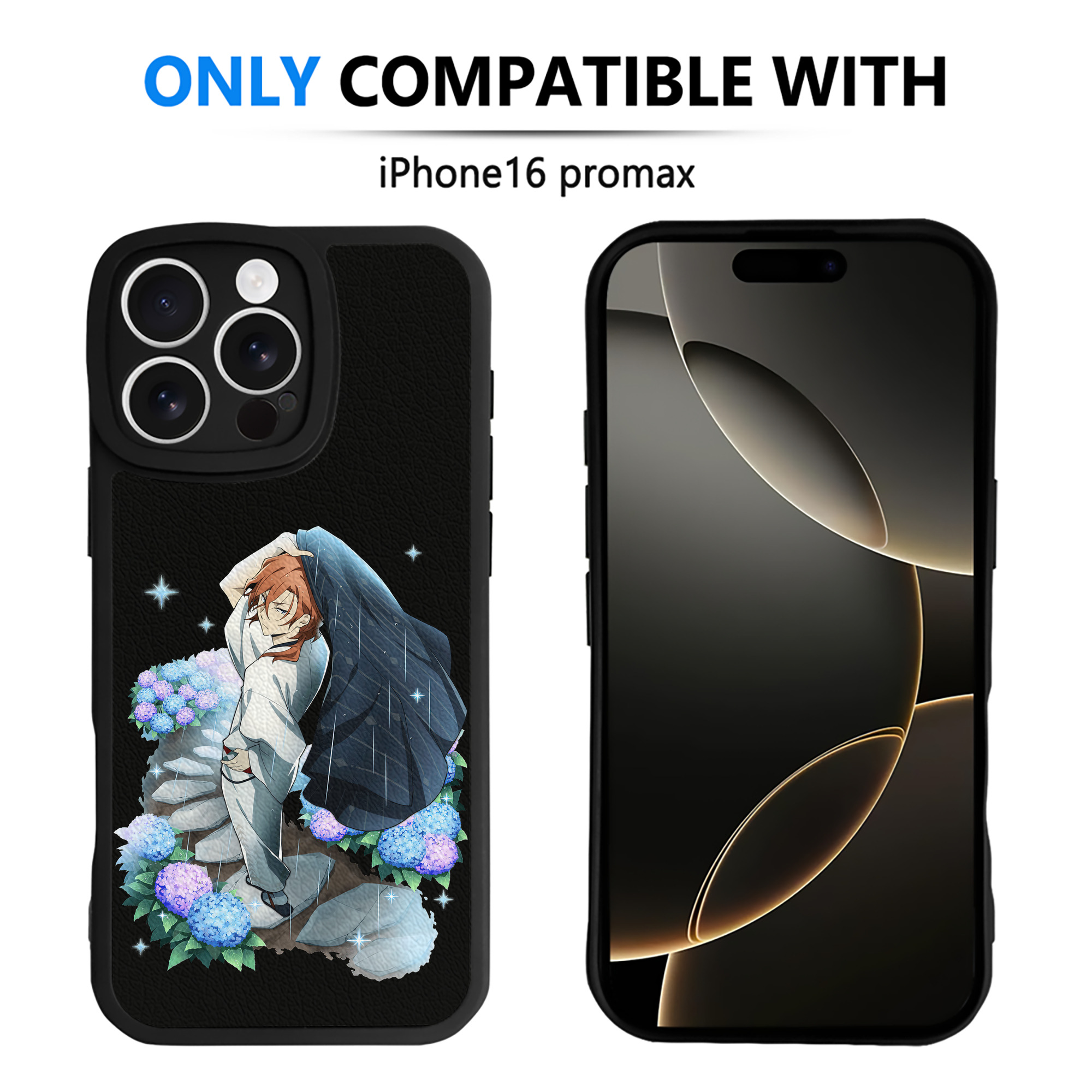 （画像用） 文豪ストレイドッグス Bungo Stray Dogs 【iPhone 16シリーズ対応】シリコンスマホケース（レザー調） 材質：シリコン